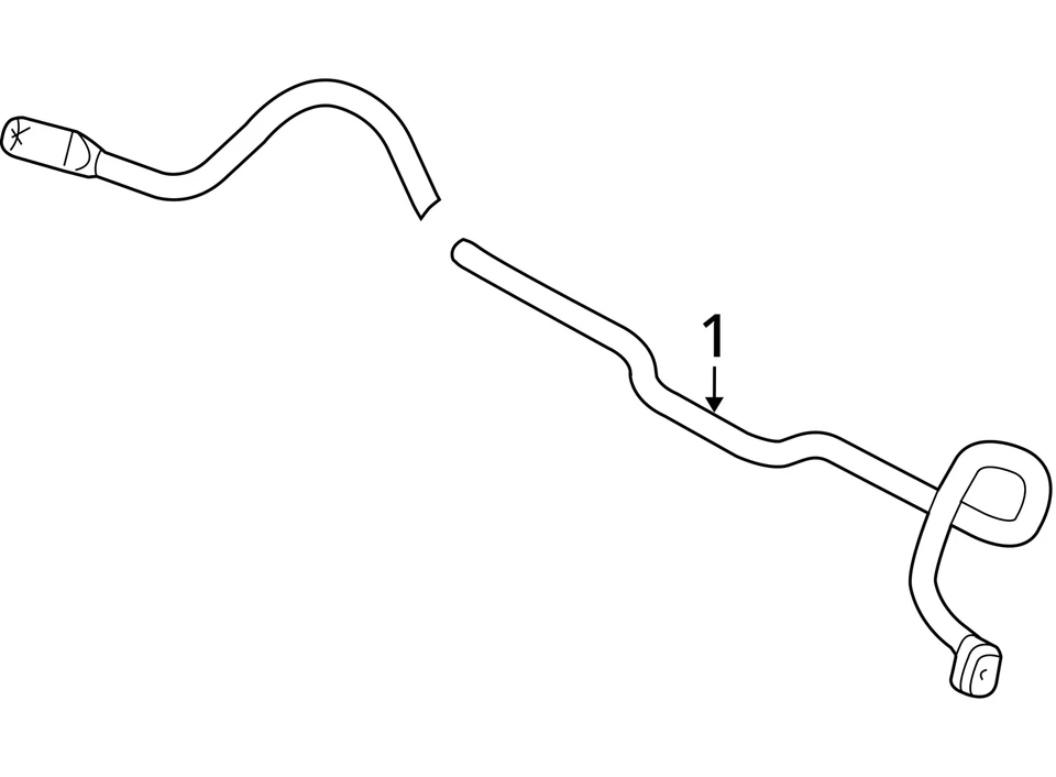 2009 福特福克斯 FWD 前稳定杆 原始设备制造商 82K 英里 - LKQ424726559 — 第 4/4 张图片