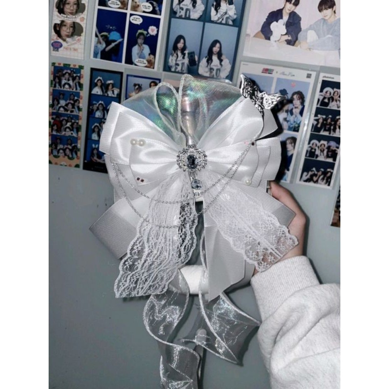 Lightstick Bridal Bow -ATEEZ SUJU BLACPINK SEVENTEEN TWICE BTS