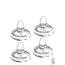 Sippy Sprout Nipples For Dr. Browns Wide Neck Bottles Straw Soft Nipple 6m 4 Pk