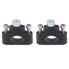 Rallonge de guidon noir esthétique pour une visibilité accrue sur les motos