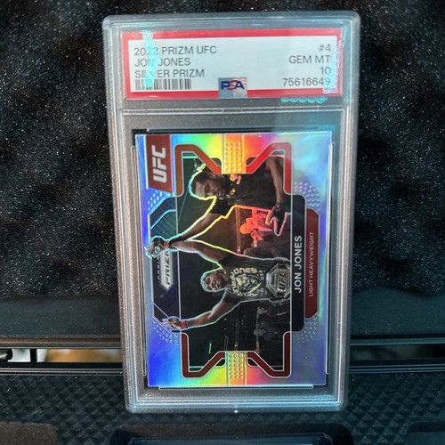 Jon Jones PSA 10 2022 Panini Silver Prizm UFC