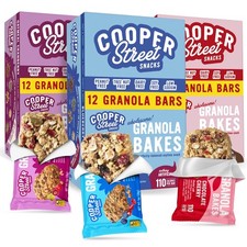 Granola Bakes 36 Count   Soft and Chewy Breakfast Granola Bars Variety Pack...