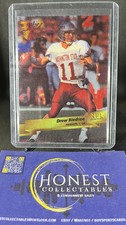Drew Bledsoe (RC) - 1993 Wild Card Chrome Rookie Football Card. rookie card picture