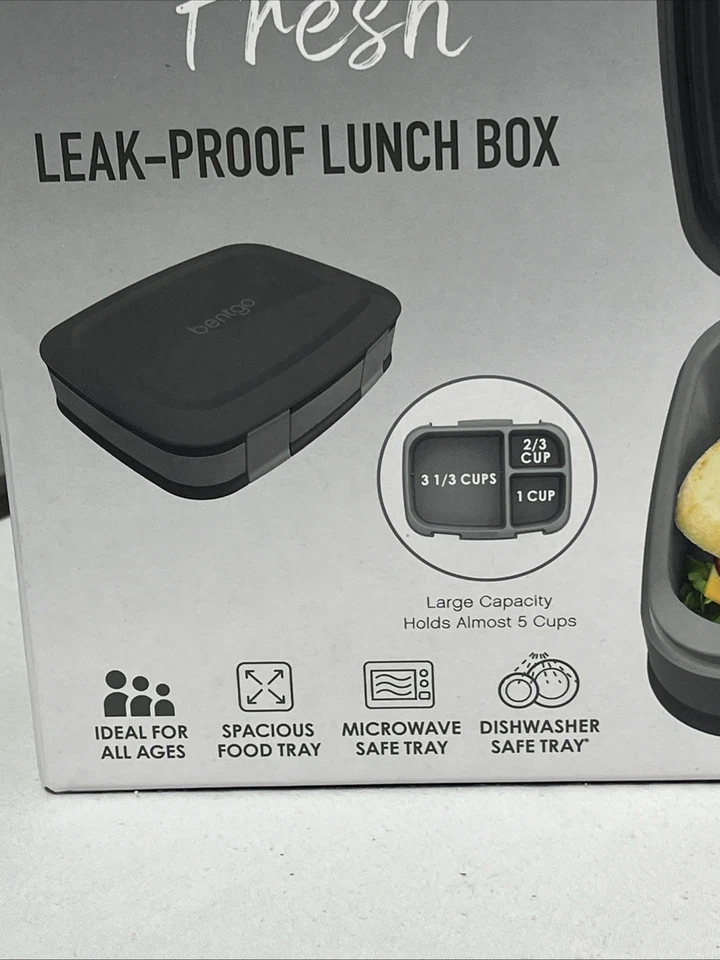 Lonchera Be tho Fresh a prueba de fugas gris - nueva en caja Foto 3 de 4