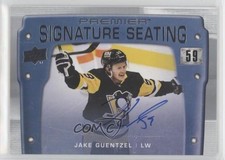 2021-22 Upper Deck Premier Signature Seats Stars Jake Guentzel #PSS-JG Auto 0c3