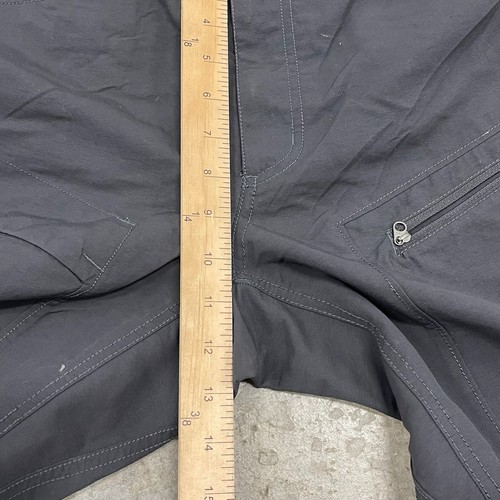 The North Face Paramount Trail Pants Size 36 Short Dark Gray Windbreaker Hiking - Picture 10 of 12