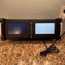 Delvcam DELV-2LCD7Dual Rackmount 7"Monitors No Power Cord Included