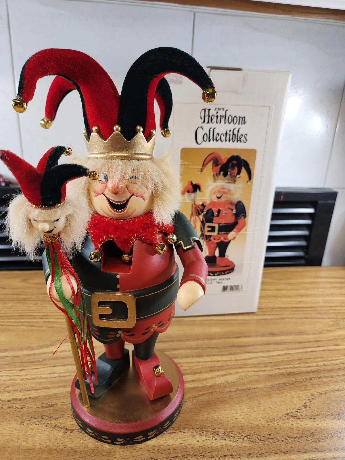 Vintage RARE Zim’s Heirloom Collectibles Chubby Jester In Box