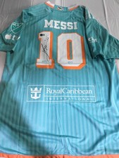 TEAL 3rd Inter Miami Lionel Messi Signed Autographed Jersey Beckett BAS