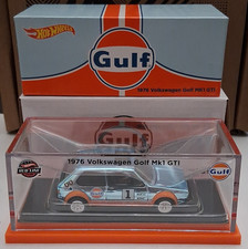Hot Wheels Rlc Gulf Oil 1976 Volkswagen Golf Mk1 Gti 164 Diecast W Case Hot Wheels Rlc Gulf Oil 1976 Volkswagen Golf Mk1 Gti 164 Diecast W Case
