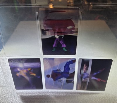 Set of 4 Marvel Motion Virtual Vision Chase Cards Fleer - Skybox 1996 Super Hero