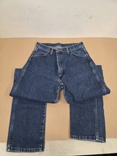 Wrangler Jeans Women's Size 11x34 Medium Wash Denim Made in USA