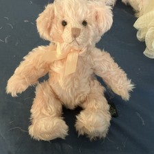 Russ Isabella Small Plush Teddy Bear Light Pink Washable 1998