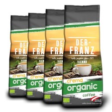 Der-Franz Crema organic Coffee, ground, 4 x 500 g 19.67 per kilo