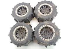 ProLine Sling Shot 4.3" Pro-Loc Sand Tires Mounted Wheels (4) for Traxxas X-MAXX