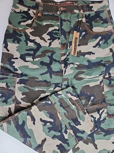 JNCO Indicator Camo Cargo Pants NWT Mens 40x30 - Picture 3 of 10