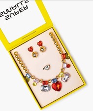 Super Smalls Jewelry Red Carpet Mega Set Heart Necklace, Earrings  Ring