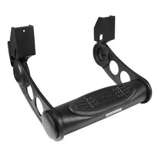 1x Side Step Black Anodized Aluminum Bracket 3" Stainless Steel Tube Adjustable