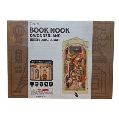 Rolife Book Nook & Wonderland ''Floral Corner'' DIY Kit TGB09 - New/Factory Sealed