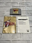 Legend of Zelda Ocarina of Time Nintendo 64 N64 Cart and Manual Tested Works VGC