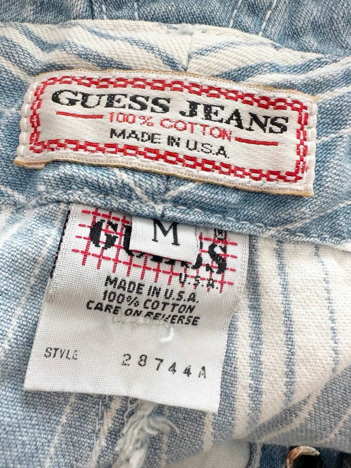 Mono corto vintage años 90 Guess a rayas talla mediana Foto 3 de 4