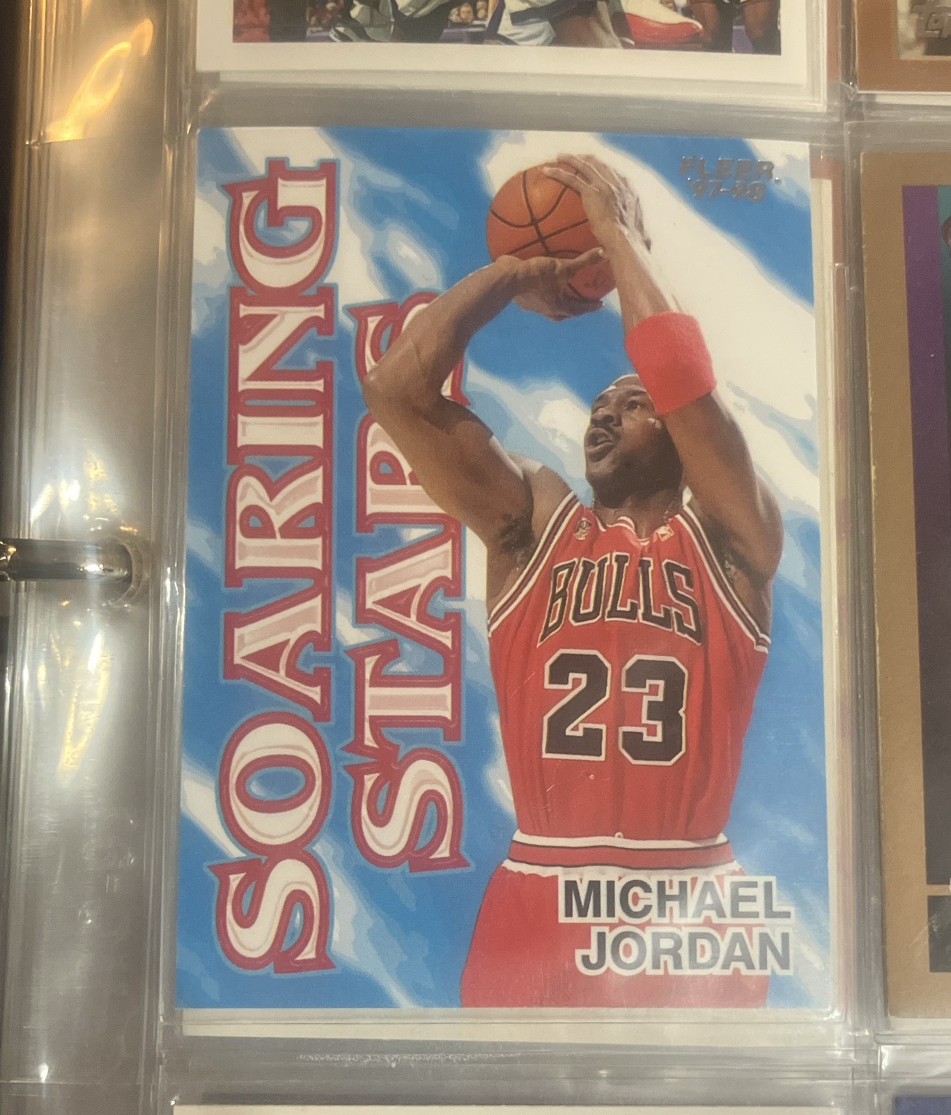 1997-98 Fleer - Soaring Stars Michael Jordan #9 SS