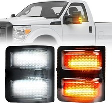 LED Side Mirror Marker Lights for 2008-2016 F250 F350 F450 F550 Superduty Switc