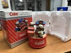 Vintage Enesco Coca Cola Busy Bottlers Musical Figurine Buy World a Coke New
