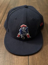 New England Patriots Hat Cap NFL New Era Fitted Size 7 1/2 59Fifty Football