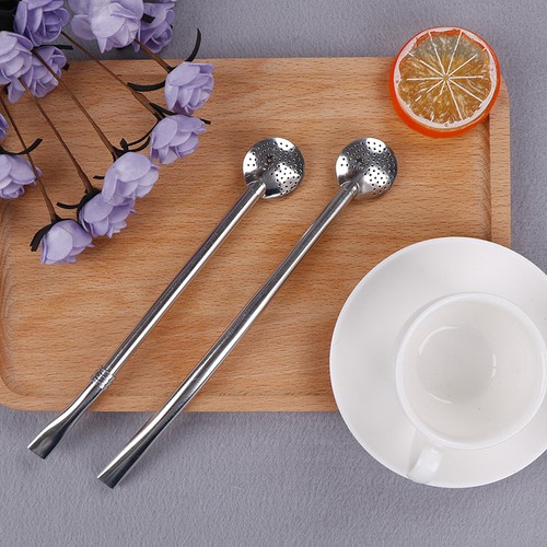 Yerba Mate Straw Tea Drinking BombiLJas FiLJer Tubes Stainless Steel Straws V-wq - Picture 2 of 14
