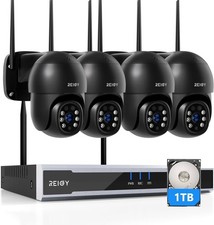 8MP WIFI CCTV Camera System Pre-installed 1TB Hard Drive, Outdoor