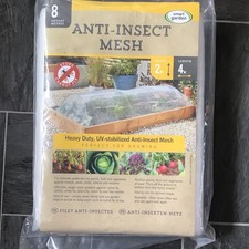 Smart Garden Anti-Insect Mesh  4m x 2m, ultra fine, vegetable growing, reusable 