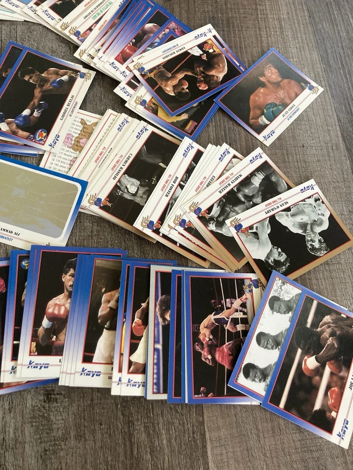 Vintage Sealed and Unsealed Lot Kayo boxing cards 90s - Image 2 of 4