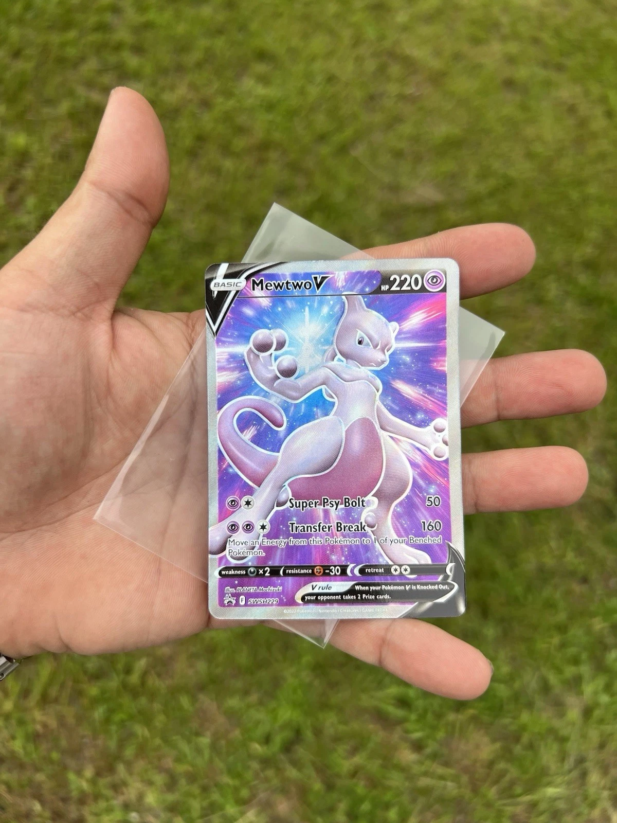 Mewtwo V SWSH229 SWSH: Sword & Shield Promo Cards Holo