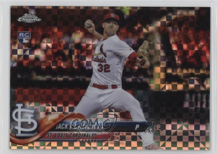 2018 Topps Chrome X-Fractor Jack Flaherty #4 1oq8