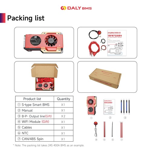 BMS 16S 48V LiFePO4 250A Smart Protection Board mit Bluetooth WiFi Monitorin... - Bild 2 von 7
