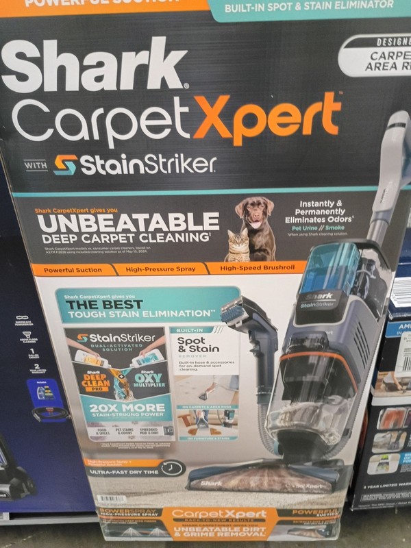 Shark CarpetXpert w/ StainStriker Upright Carpet Cleaner Built-In Spot & Stain