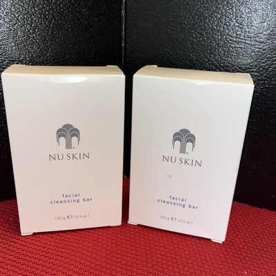 Lot Of 2 Nuskin Nu Skin Facial Cleansing Bar Soap Skin Care Beauty Personal Care
