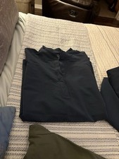 FIGS Rafaela Oversized Top  Zamora Jogger Scrub Set Caribbean Blue Moss