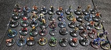 Heroclix Miniatures Lot 50 Marvel DC Comics Super Hero Figures Wizkids Lot 3