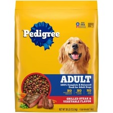 Pedigree Grilled Flavor Adult Dry Dog Food - 30lbs 1.27 per pound