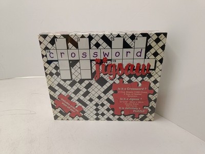 Kreuzworträtsel doppelseitiges 550 Teile Puzzle 2 Hinweisblätter