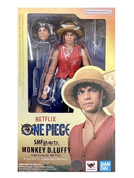 ONE PIECE Netflix Series Monkey D. Luffy S.H. Figuarts Action Figure Bandai New