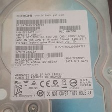 Hitachi Ultrastar 2TB 3.5" SATA III 7200RPM 64MB Internal HDD HUA723020ALA641