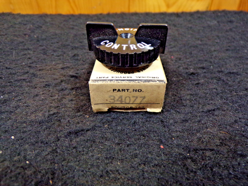 Tecumseh Part # 34077 Control Knob NOS OEM Small Engine Lawn Mower B20 ...