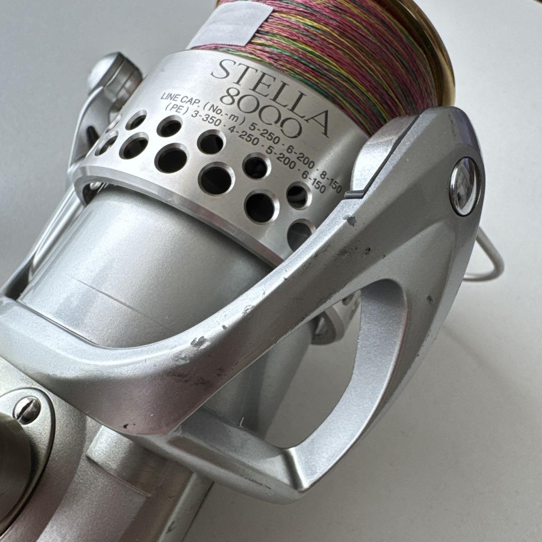 シマノ STELLA 8000 リール　PEライン付き シマノ STELLA 8000 リール PEライン付き シマノ SHIMANO(シマノ