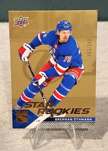 2024-25 Upper Deck Star Rookies Gold #5 Brennan Othmann /249 RC New York Rangers - Picture 1 of 8