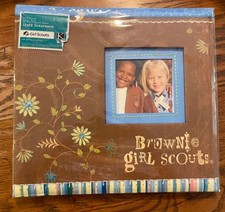 BROWNIE GIRL SCOUTS Scrapbook Album w Pages 12x12 . K Company NEW