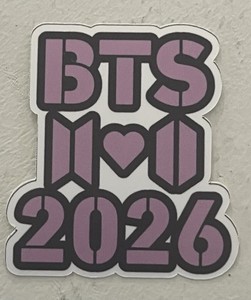 30 BTS 2026 Vinyl Stickers | Concert Freebies | Army | Free Shipping
