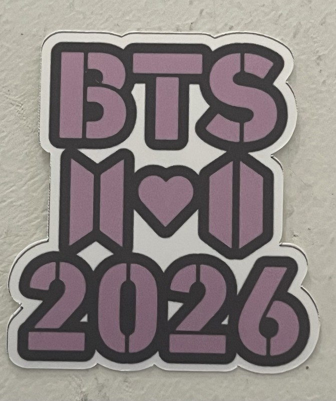 30 BTS 2026 Vinyl Stickers | Concert Freebies | Army | Free Shipping